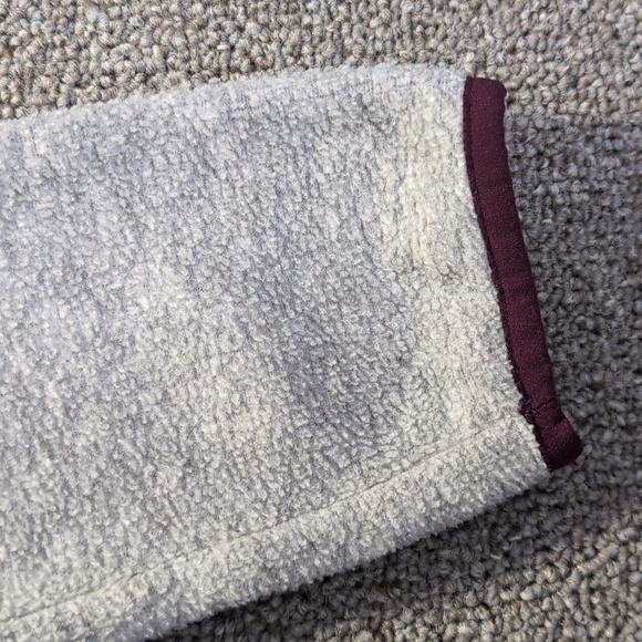 Burton Anouk Fleece Full-Zip Jacket Size XS in Gray with Sunset Pockets - Picture 8 of 10